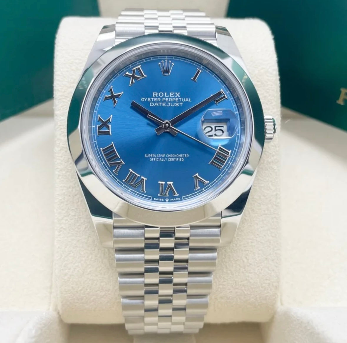 Rolex Datejust 41 Blue Roman Dial (2024)