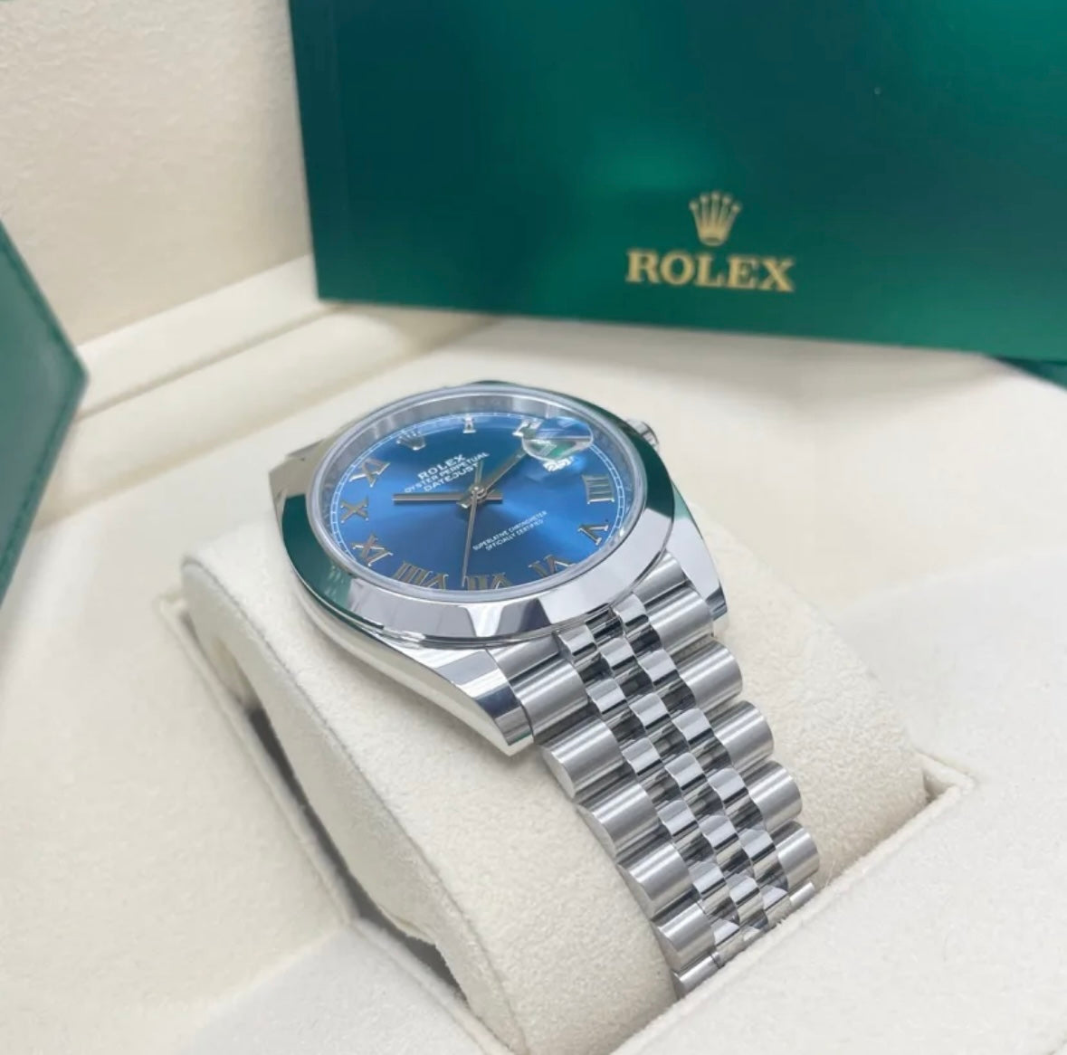 Rolex Datejust 41 Blue Roman Dial (2024)