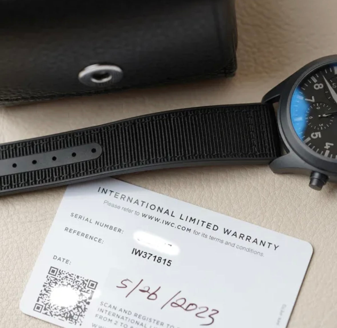 IWC Pilot’s Watch Double Chronograph Top Gun Ceratanium