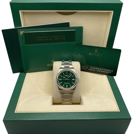 Rolex Oyster Perpetual 36mm Steel Green Dial - Ref. 126000